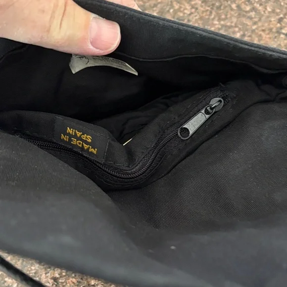 Ramon Tenza Ladies Black Shoulder Bag Turquoise Starfish Bag - Picture 7 of 8